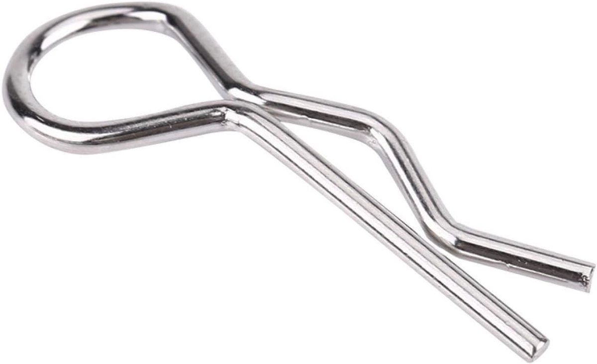 50 stuks clipppin, Bent Springy R pins universele vervangstiften voor auto