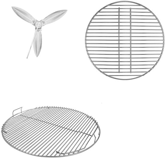 Houtskoolgrill Reserveonderdelen Set Met Rotor voor Weber 57cm