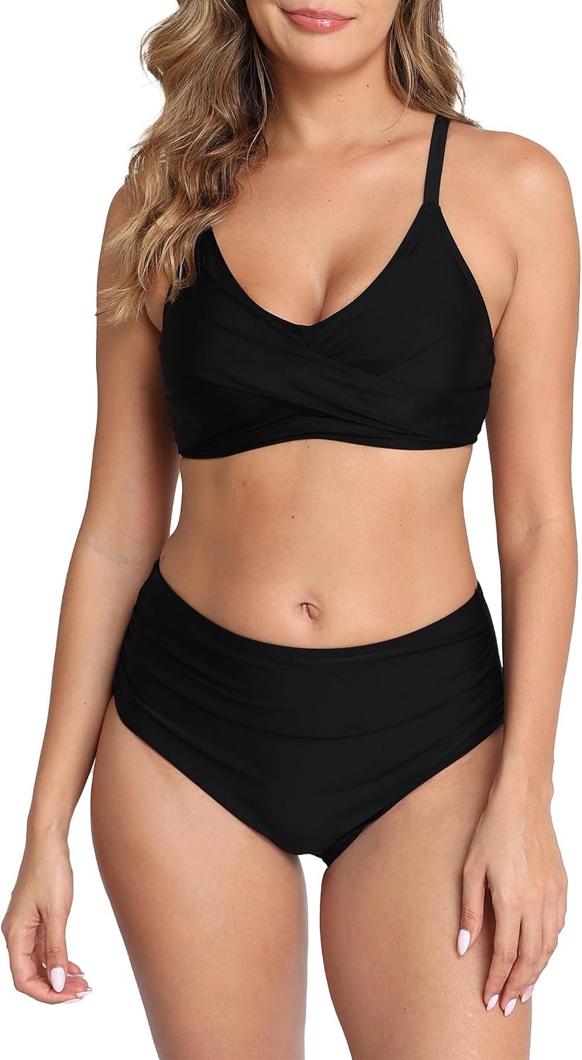 Bikini set met rokje, buikverhullend, 2-delig