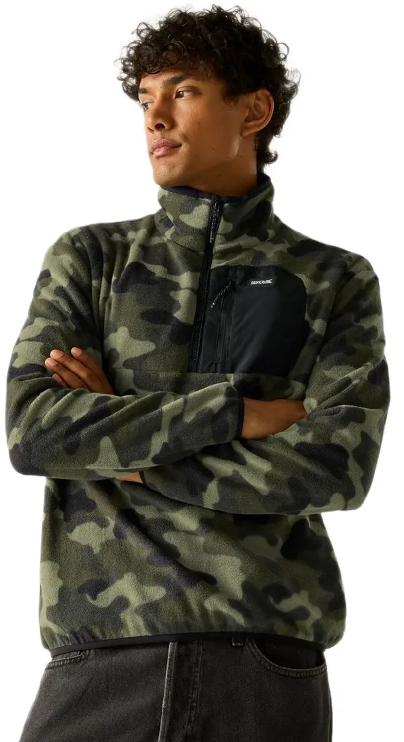 Regatta Frankie Fleece Met Halve Rits Man Olijf