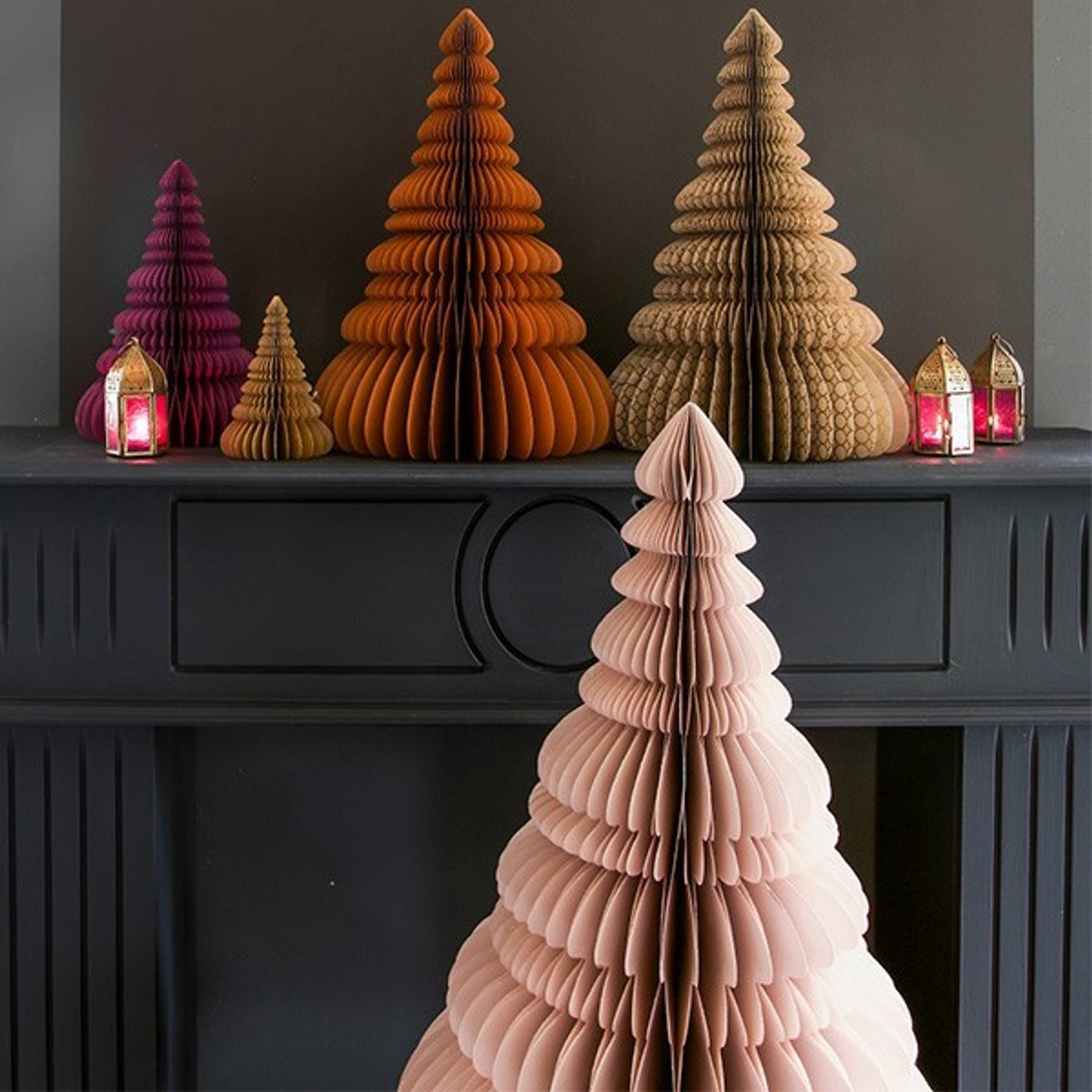 Honeycomb boom | 25 cm | Roze