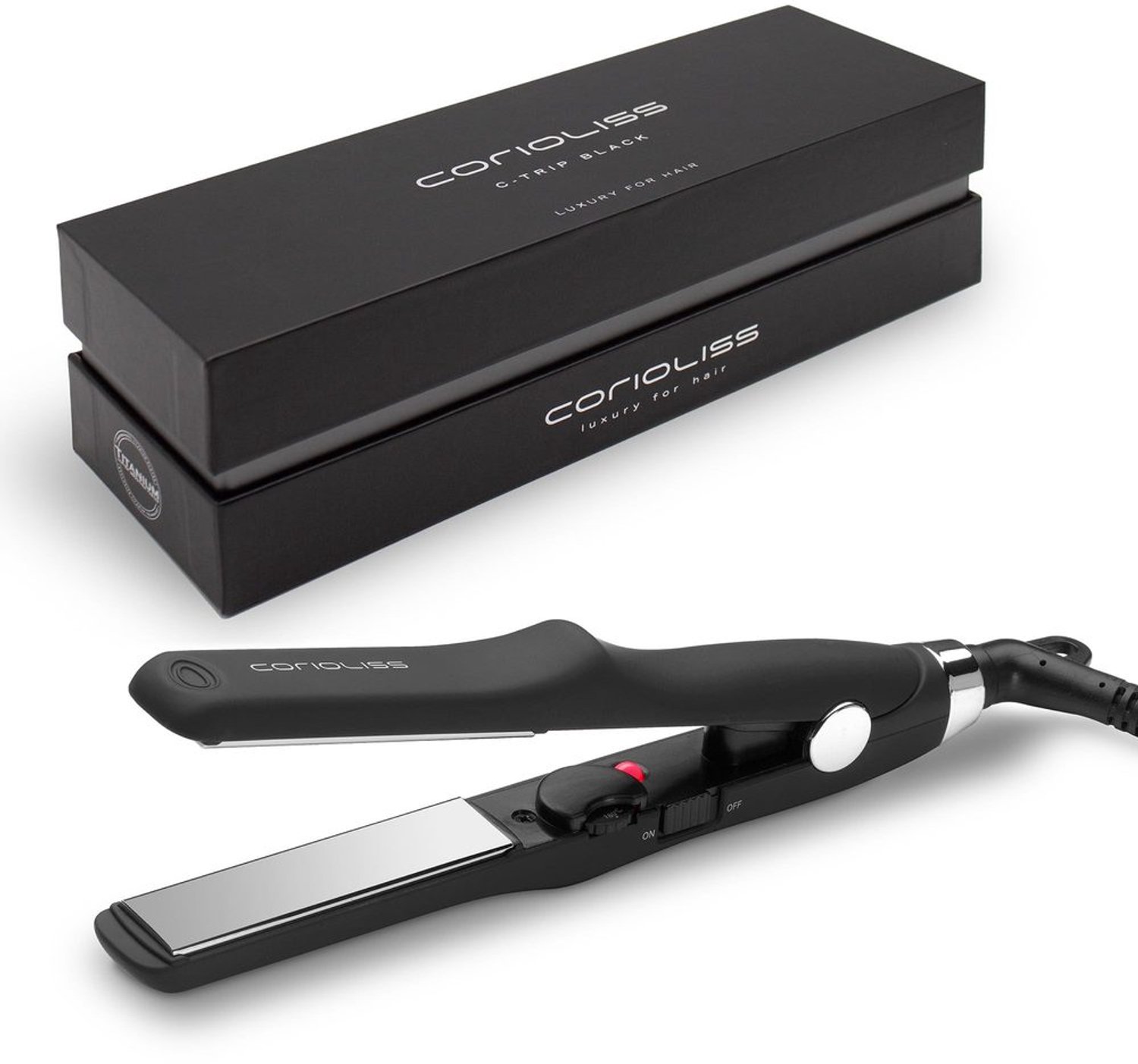 Mini Haarstyler - Professionele Temperatuurregeling - Zwart