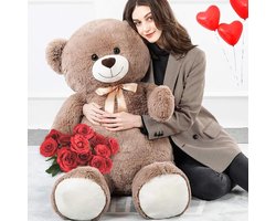 MorisMos XXL Knuffelbeer - 130 cm grote teddybeer voor kinderen