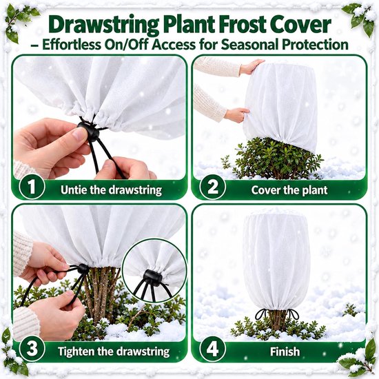 Winterbescherming voor planten, herbruikbaar — afbeelding 5
