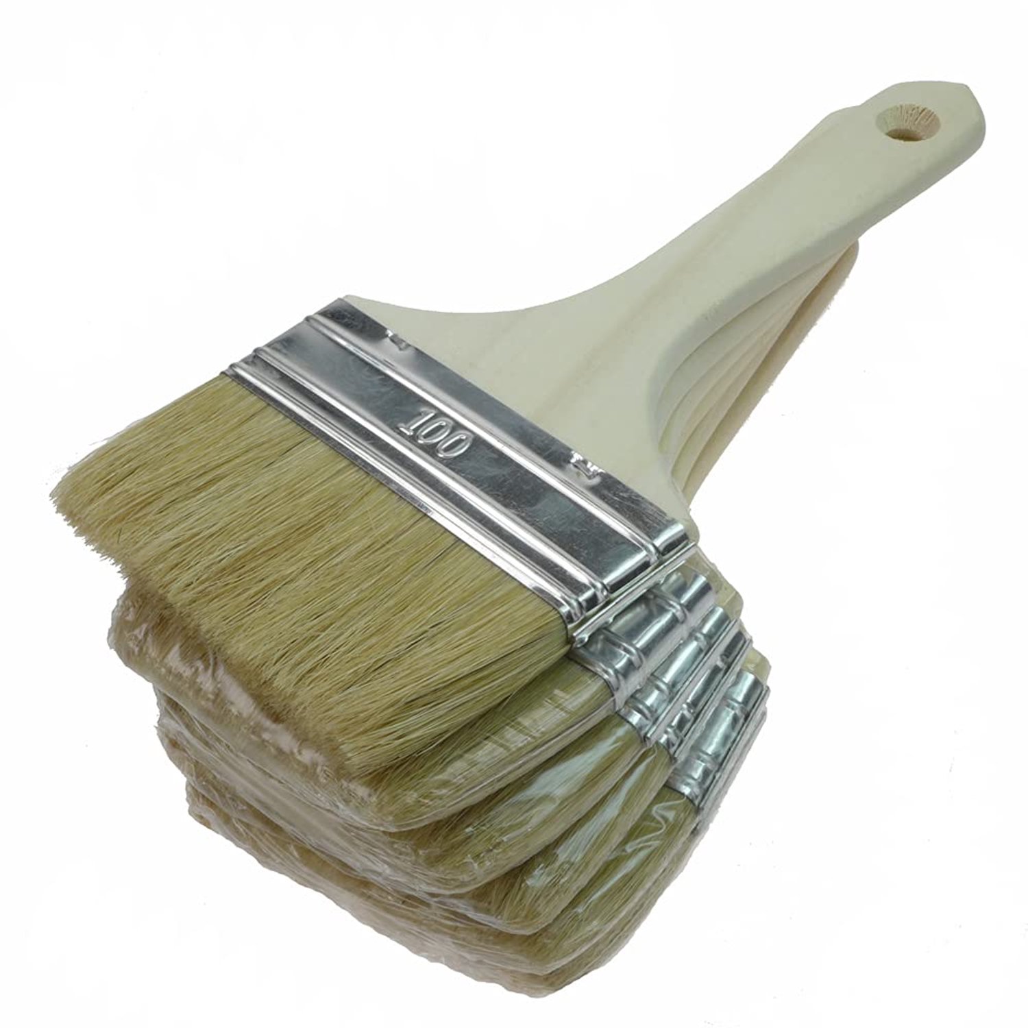 Platte Kwast 10 cm - Voor Eenvoudige Applicatie van Verf
