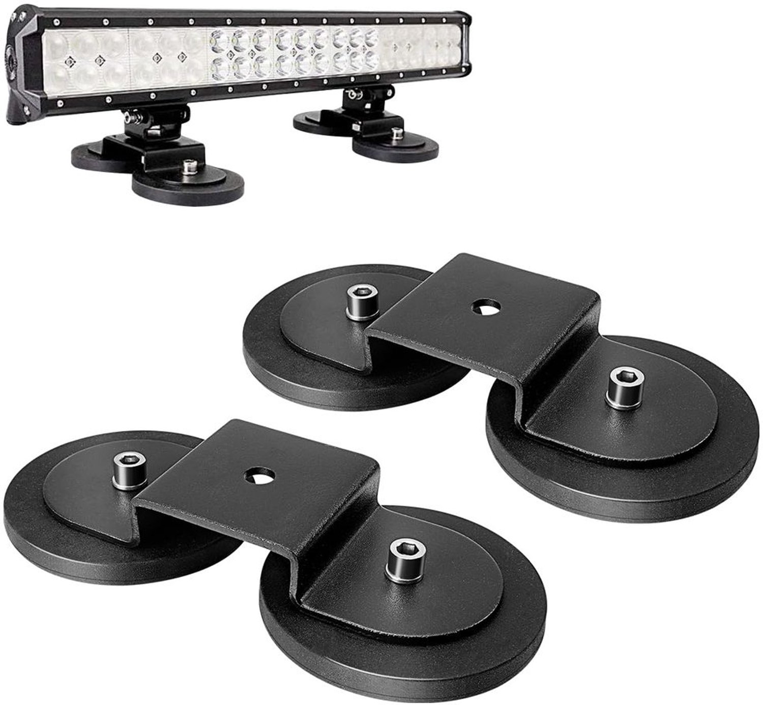 Magnetische Montagebeugel - 2 Stuks voor Werklampen en Offroad Verlichting