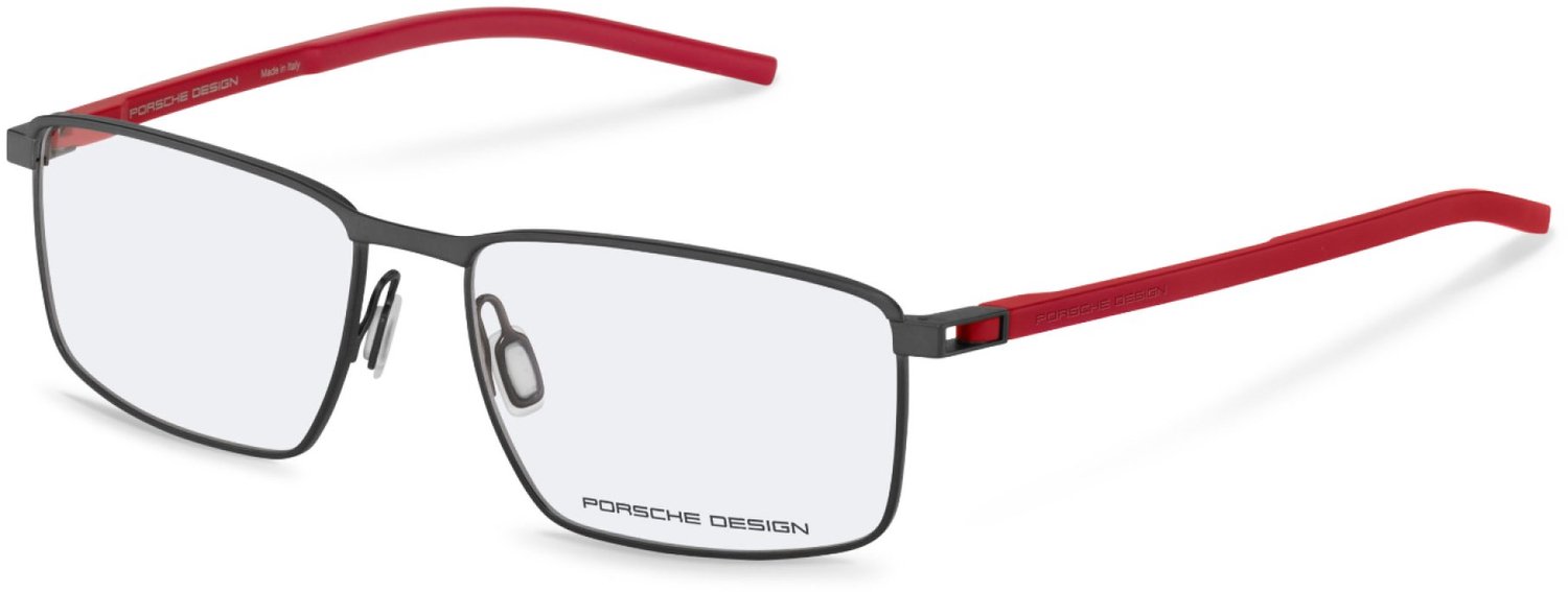 Porsche Design P8784 Grey,red 57/17/145 MAN Brilmonturen