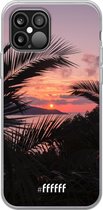 iPhone 12 Pro Max Hoesje Transparant TPU Case - Pretty Sunset #ffffff