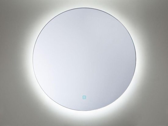 Beliani CALLAC - Miroir LED- Argent - Glas