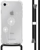 iMoshion Design hoesje met koord voor de iPhone SE (2022 / 2020) / 8 / 7 - Paardenbloem - Wit