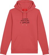 HELEMAAL NAAR DE MALL'AMOUR DARKROSE HOODIE