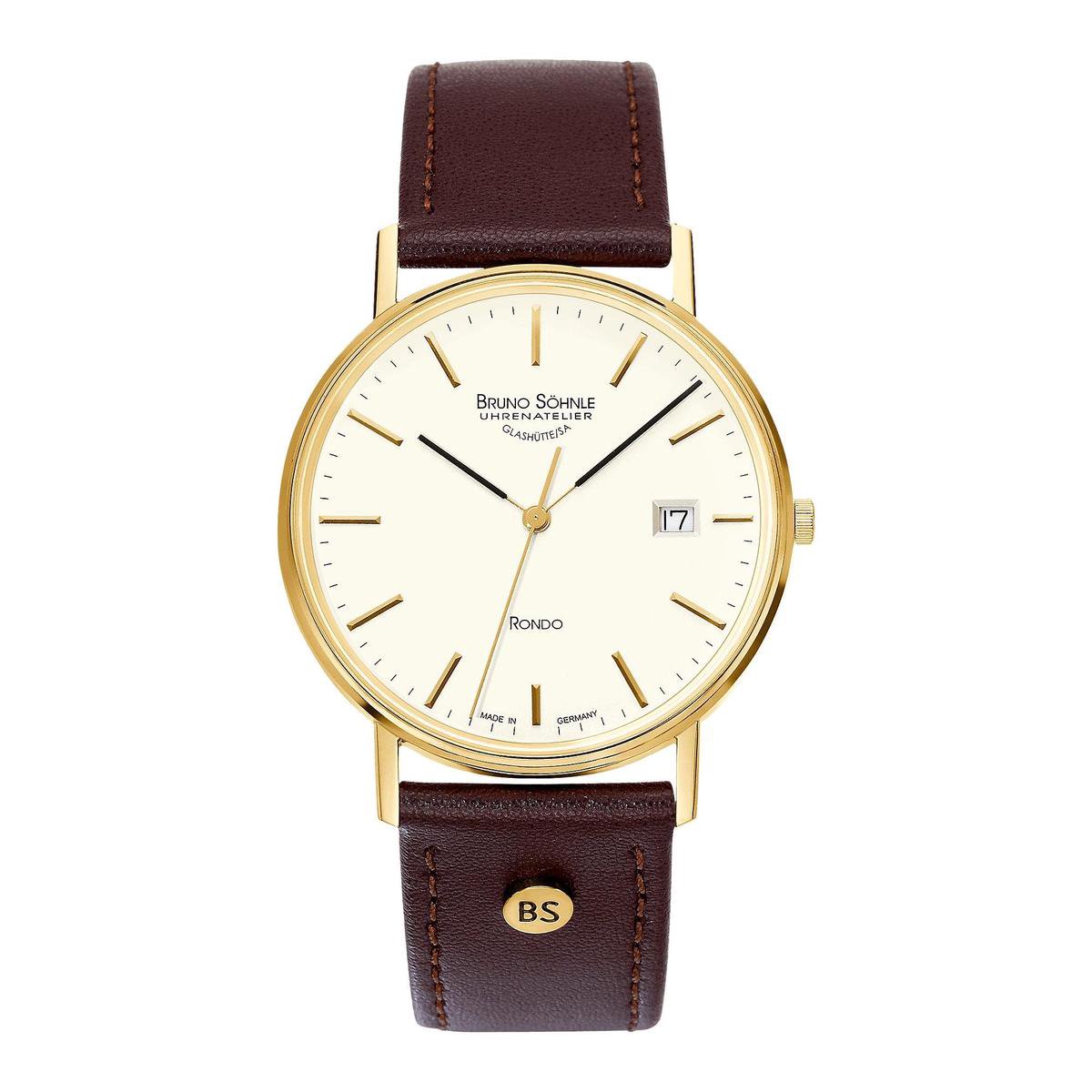 Bruno Soehnle Heren horloges quartz analoog One Size Goud 32001503