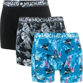 Muchachomalo - clinton affair 3-pack zwart & blauw - 3XL