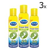 Scholl Fresh Step Anti Transpiratie Spray Voetdeodorant - 3 x 150ml - Grootverpakking