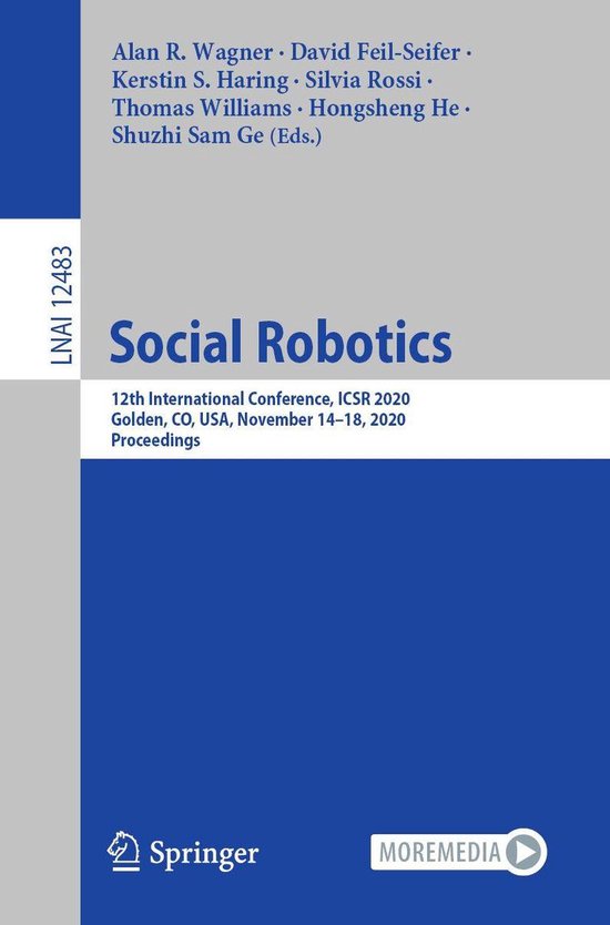 Springer Nature Proceedings Computer Science - Social Roboti ... - cover