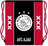 Ajax gymtasje unisex zwart/rood