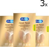 Durex Condooms Nude - Latexvrij - 3x 20 stuks