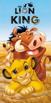 Disney The Lion King Strandlaken Timon & Pumbaa - 70 x 140 cm - Katoen
