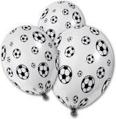 HOBI - 5 voetbalballonnen - Decoratie > Ballonnen