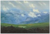 Caspar David Friedrich - Ziehende Wolken Kunstdruk 40x30cm