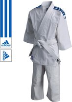 adidas Judopak J200 Evolution Wit/Blauw 110-120cm