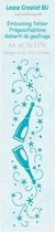 LeCrea - Border embossing folder Champagne bottles 35.1376 24x122mm