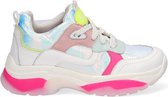 Braqeez Britt Bale Meisjes Sneakers - Roze - Leer - Veters