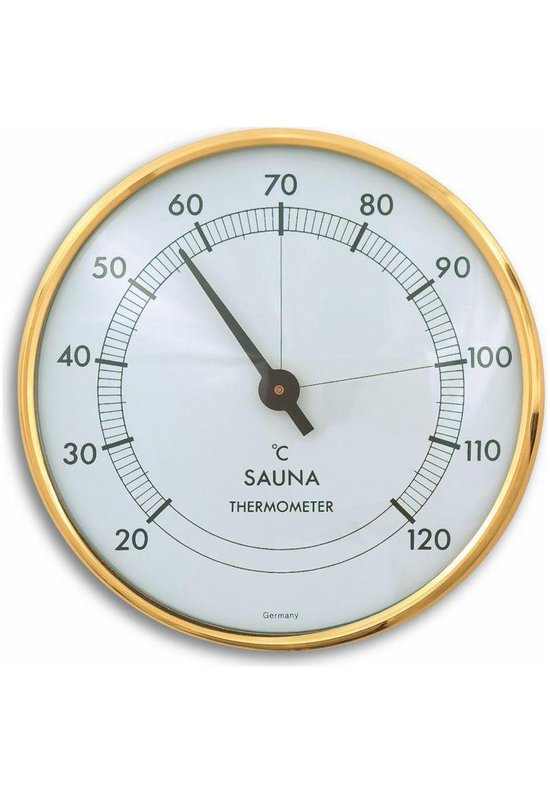 TFA Sauna Thermometer - rond - 10 cm