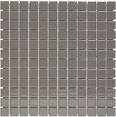 0,90m² - Mozaiek Tegels -  Barcelona Vierkant Grijs 2,3x2,3