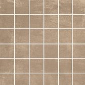 EnergieKer Wandtegel Mozaiek Loft Taupe 5x5 cm Industriële look Mat Taupe