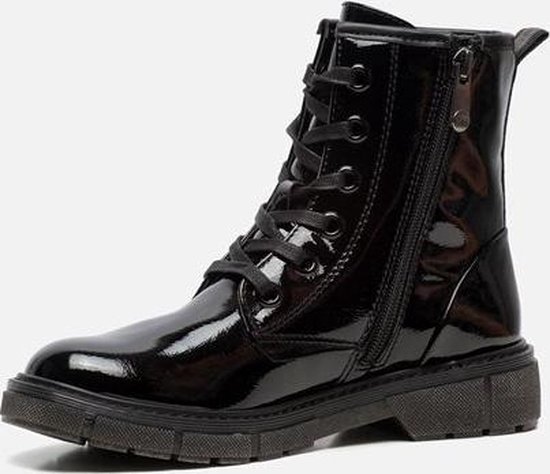 Marco Tozzi Veterboots zwart - Maat 37 | bol.com