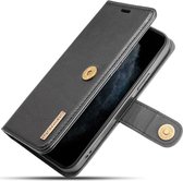 DG Ming iPhone 12 Pro Max Hoesje 2-in-1 Book Case en Back Cover Zwart