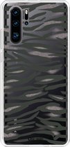 Casetastic Huawei P30 Pro Hoesje - Softcover Hoesje met Design - Zebra Army Print