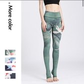 Yoga pants - Naadloze leggings - design | Hoge Taille | Fitness | Voor vrouwen | Loungewear yoga Pants DBEEP| Fitness | Yoga | Workout | Yoga Broek |Maat M/L/XL Kleur Groen