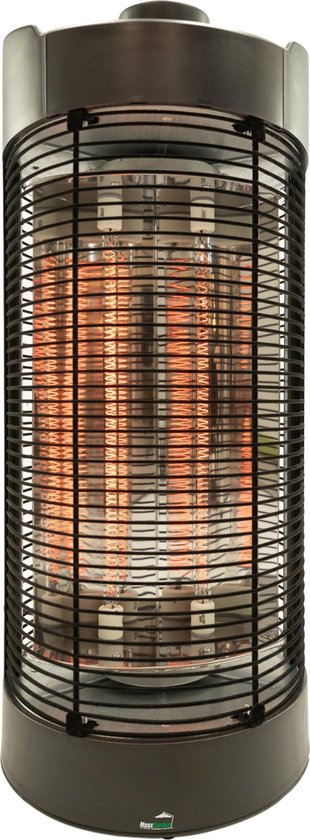 Modieus methaan Zinloos MaxxGarden Terrasverwarmer - Elektrische Terrasverwarming - Roterend -  Tafelmodel - 1200W | bol.com
