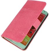 Wicked Narwal | Devil bookstyle / book case/ wallet case Hoes voor Samsung Galaxy Note 3 Neo Roze