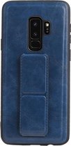 Wicked Narwal | Grip Stand Hardcase Backcover voor Samsung Samsung Galaxy S9 Plus Blauw