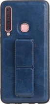 Wicked Narwal | Grip Stand Hardcase Backcover voor Samsung Samsung Galaxy A9 (2018) Blauw