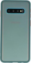 Wicked Narwal | Kleurcombinatie Hard Case voor Samsung Galaxy S10 Donker Groen
