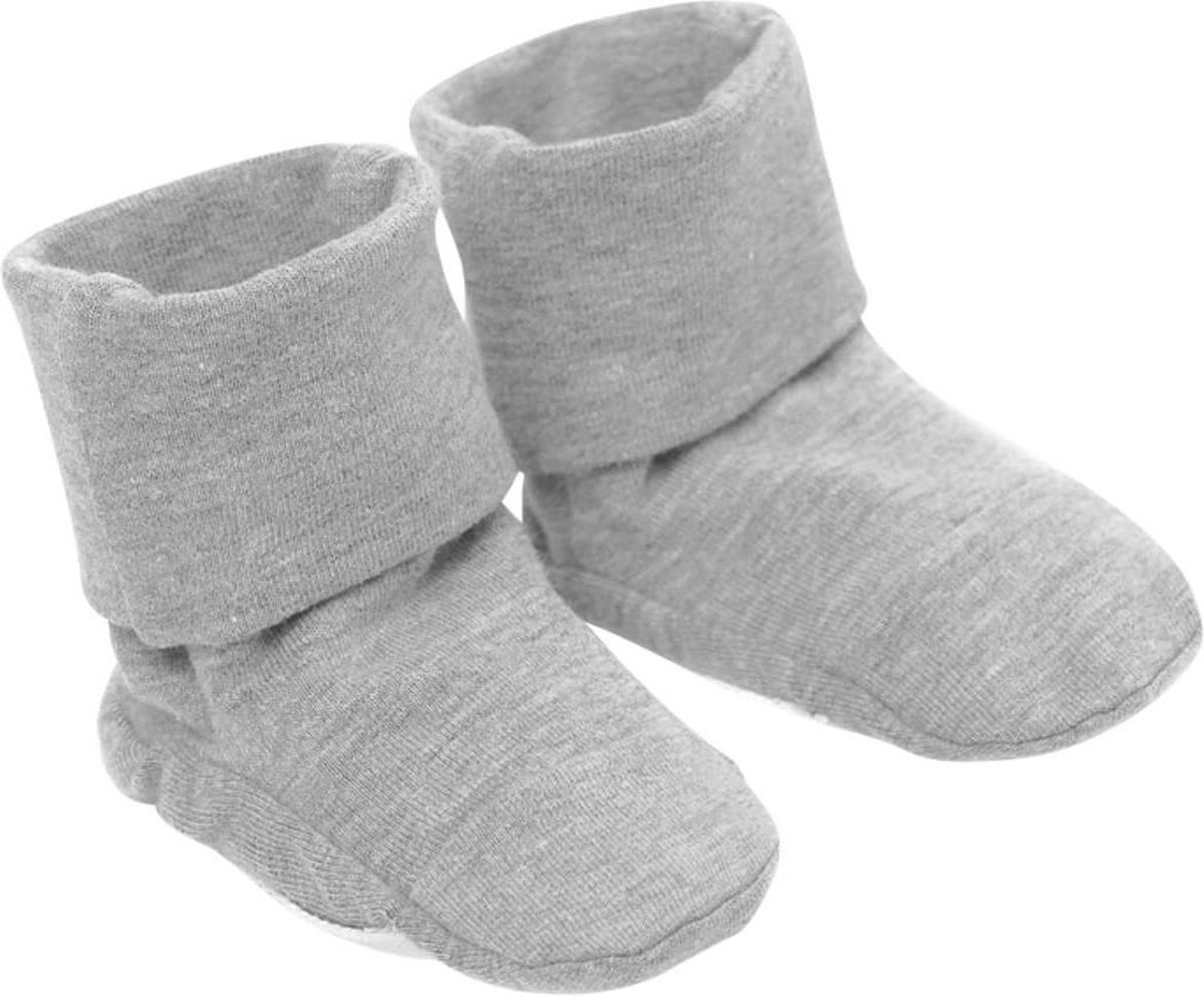 Baby de Luxe Baby sokjes licht grijs 3-6 mnd