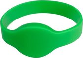 WL4 RFID B-G siliconen armband groen (10 stuks)