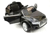 Kinderwagen - Kinderauto - Accuauto - Elektrische auto "Audi Q7 S-Line" - Met licentie - 12V7AH, 2 motoren - 2.4 Ghz Afstandsbediening, MP3, lederen stoel + EVA + Bluetooth