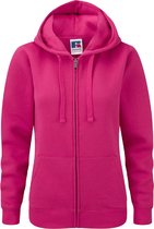 Russel - Authentic Hoodie met Rits Dames - Roze - S