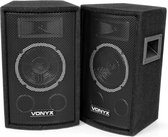 Speakers - Vonyx SL6 passieve speakerset met 6'' woofer - 2-weg systeem - 500W