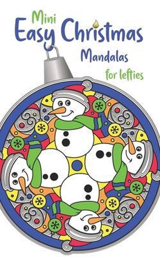 Christmas Mandalas- Mini Easy Christmas Mandalas for Lefties - cover