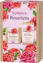 Soraya Set - Rosarium Rose Cream Anti-Wrinkle Rose Cream For Day /Night 40+ 50Ml + Rose Eye Cream Anti-Wrinkle Cream Rose Under Eyes 15Ml