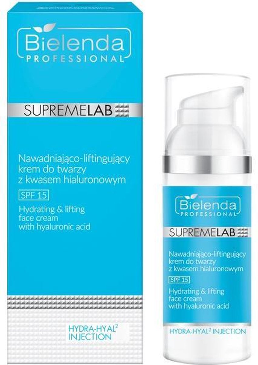 Bielenda Professional - Supremelab Hydra-Hyal2 Injection Spf15 Hydrating- Lifting Face Cream With Hyaluronic Acid 50Ml