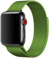 Milanese band - groen - Geschikt voor Apple Watch