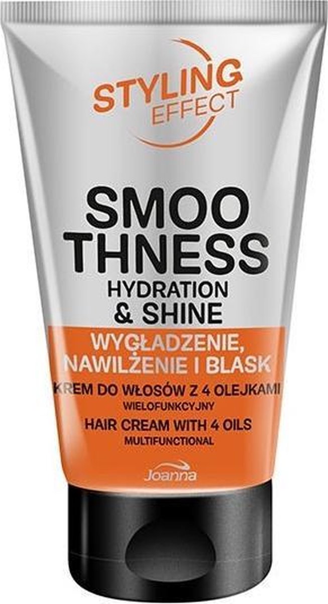 Joanna - Styling Effect Smoo Thness Hair Cream Of 4 Oils Smoothing Hydration Glow 125G