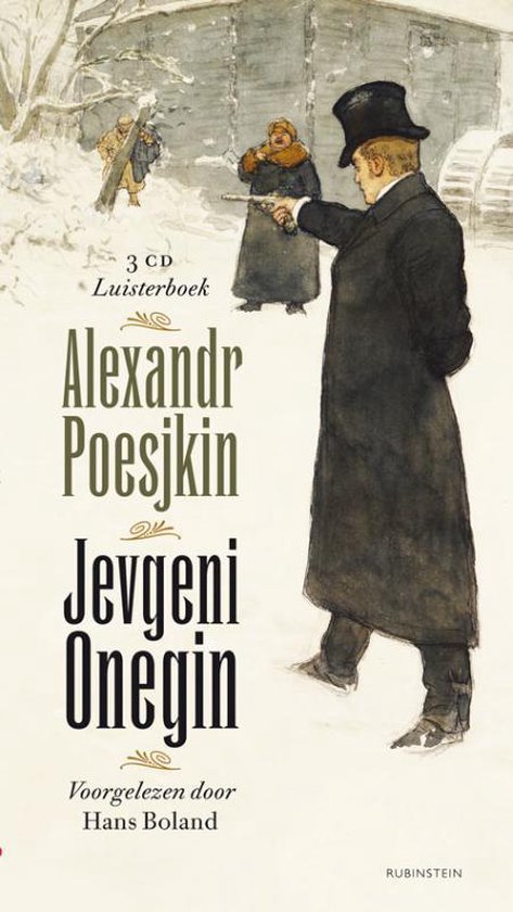Cover van het boek 'Jevgeni Onegin  + 3 cd's' van Aleksandr Sergejevitsj Poesjkin